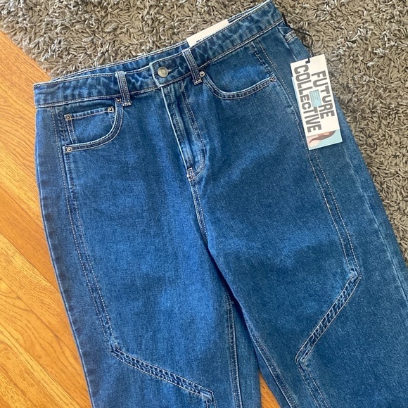 NWT Western Seamed Straight Leg Denim Pant - Future Collective with Reese 10 - Picture 6 of 15